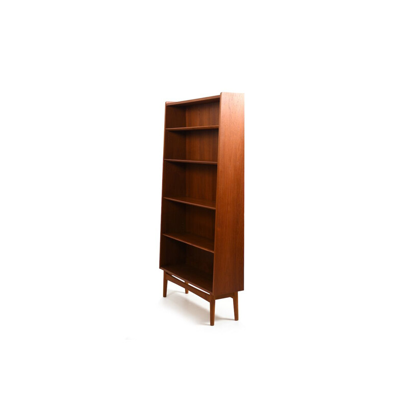 Mid century Danish bookcase in teak by Johannes Sorth for Nexø Møbelfabrik Bornholm, 1960s