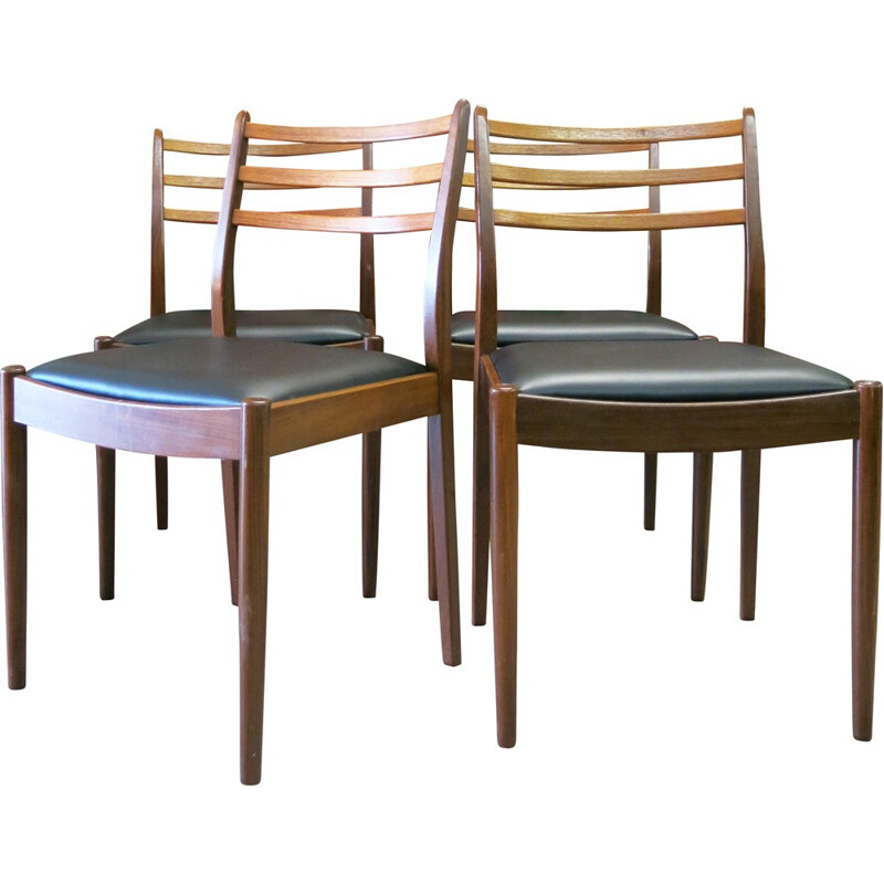 Set of 4 G Plan dining chairs - 1960s