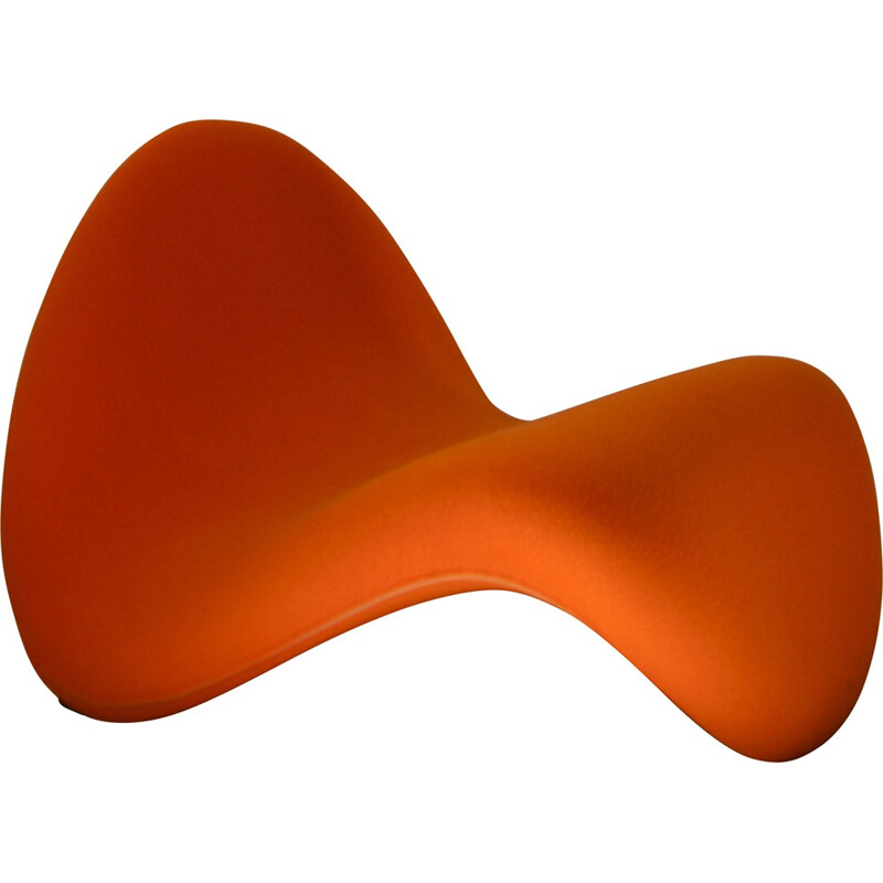 Artifort "Tongue" orange armchair, Pierre PAULIN - 1970s