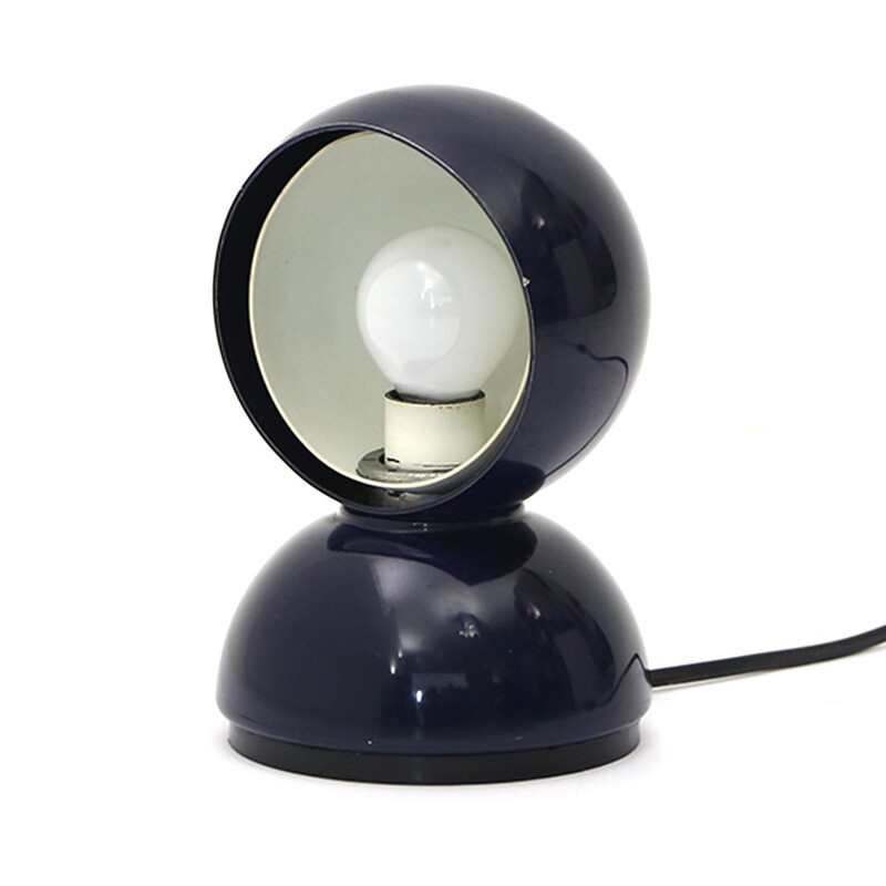 Vintage blue table lamp by Vico Magistretti for Artemide, 1960s