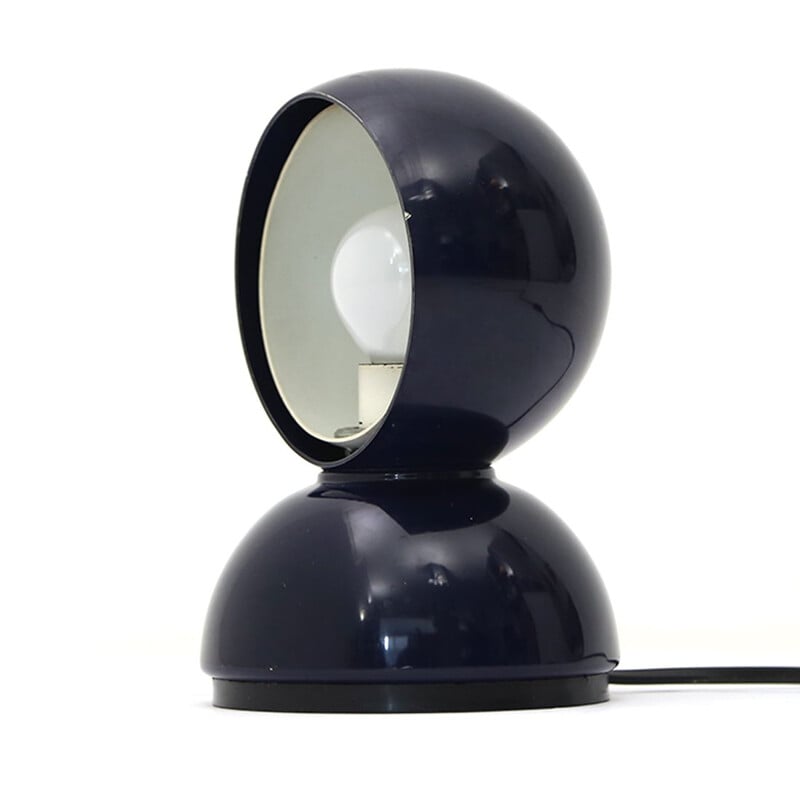 Vintage blue table lamp by Vico Magistretti for Artemide, 1960s