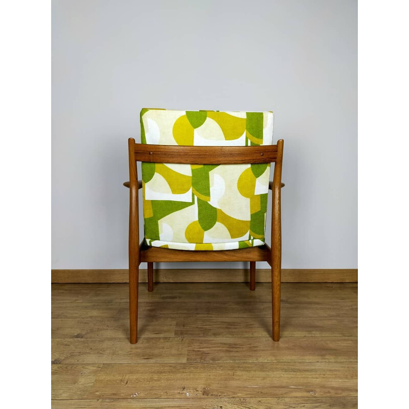 Vintage rozenhouten fauteuil van Arne Vodder, 1970