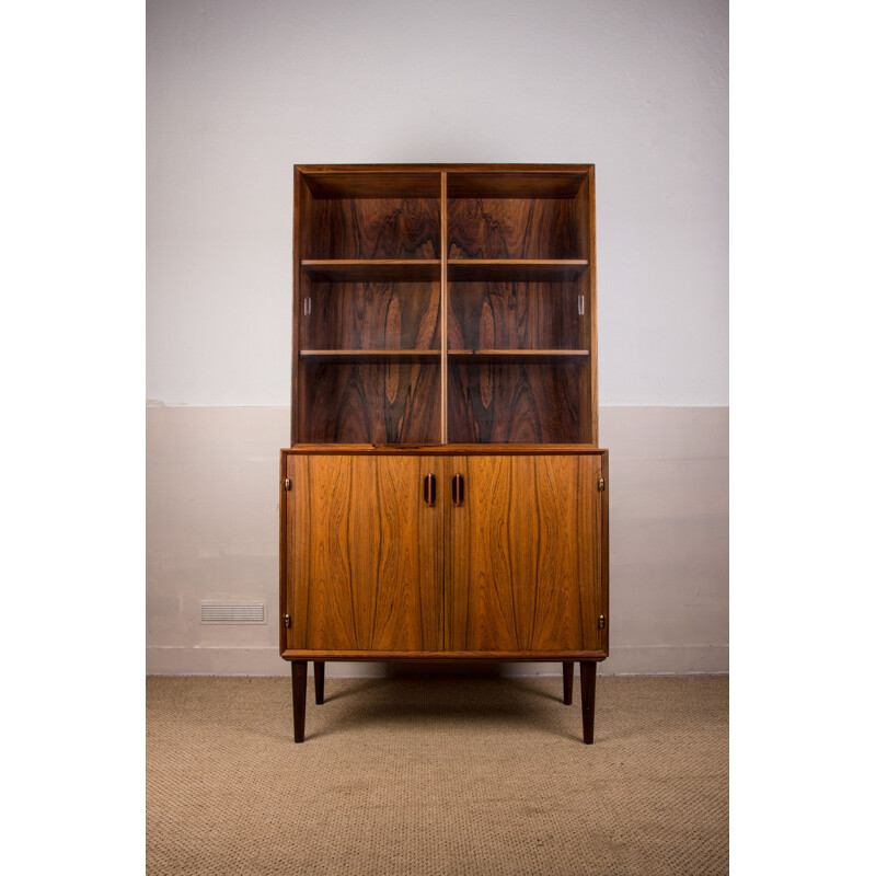 Vintage Danish rosewood highboard with two modular bodies by Ejvind.A.Johansson for Ivan Gern, 1960