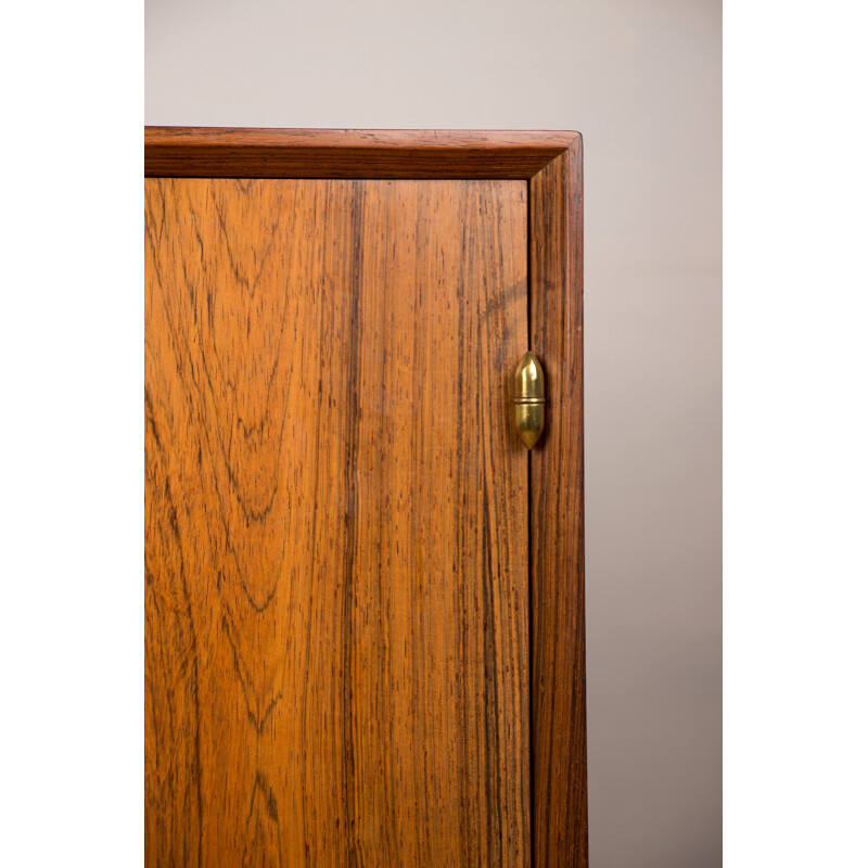 Vintage Danish rosewood highboard with two modular bodies by Ejvind.A.Johansson for Ivan Gern, 1960