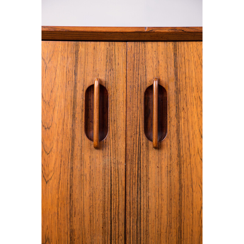 Vintage rosewood bookcase by Ejvind.A.Johansson for Ivan Gern, Denmark 1960