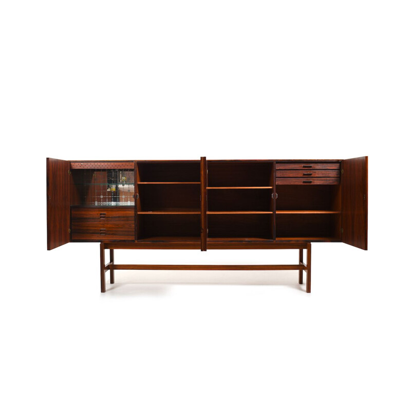 Vintage high sideboard by Arne Vodder, Denmark 1960