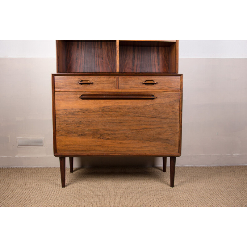 Vintage Danish rosewood highboard with two modular bodies by Ejvind.A.Johansson for Ivan Gern, 1960