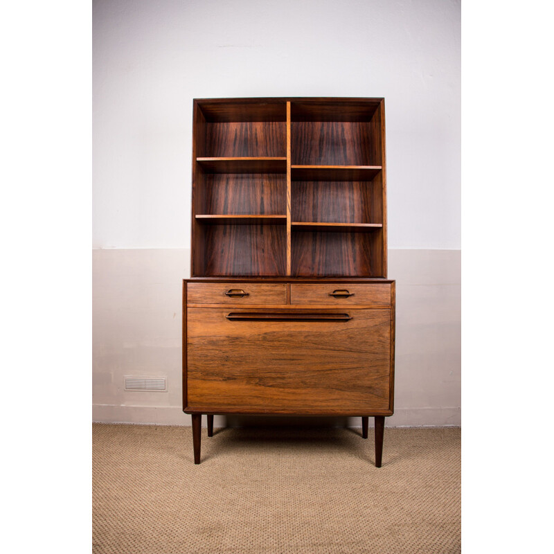 Vintage Danish rosewood highboard with two modular bodies by Ejvind.A.Johansson for Ivan Gern, 1960