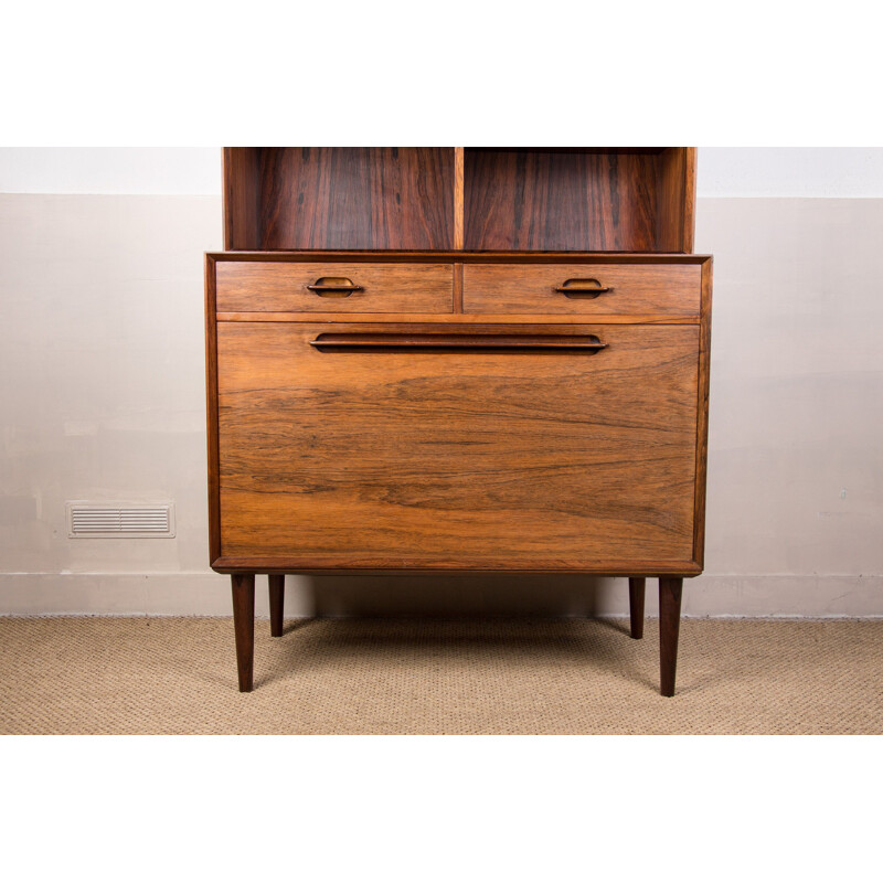 Vintage Danish rosewood highboard with two modular bodies by Ejvind.A.Johansson for Ivan Gern, 1960