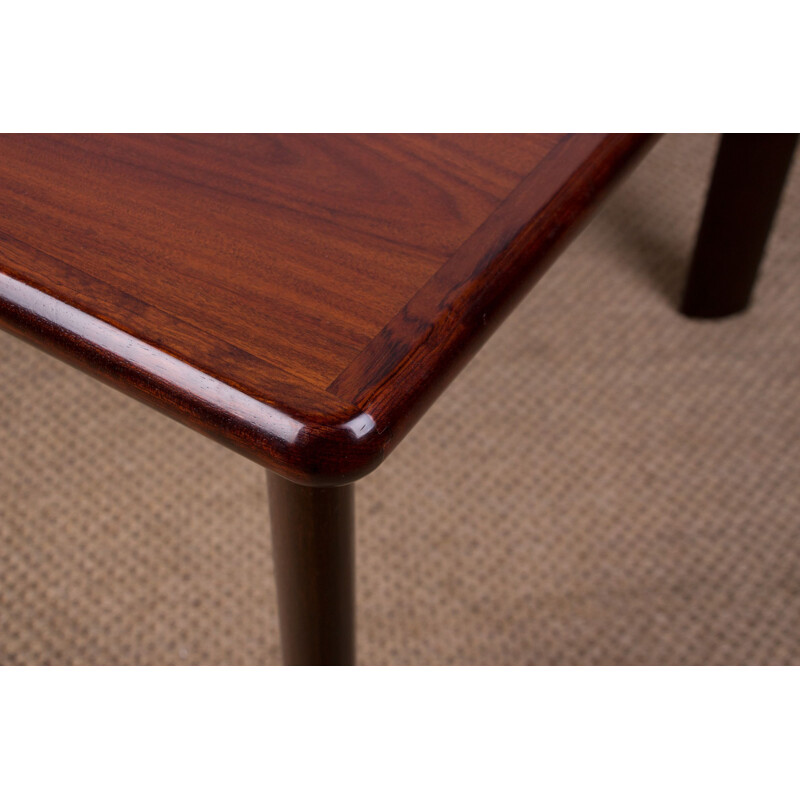 Mesa de café Vintage rosewood de Dyrlund, Dinamarca 1970