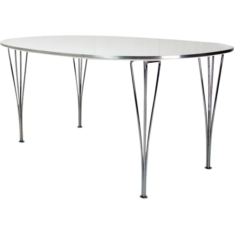 Super Ellipse dining table, Piet HEIN & Bruno MATHSSON - 1980s