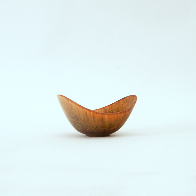 Orange vintage bowl by Gunnar Nylund for Rörstrand, Sweden