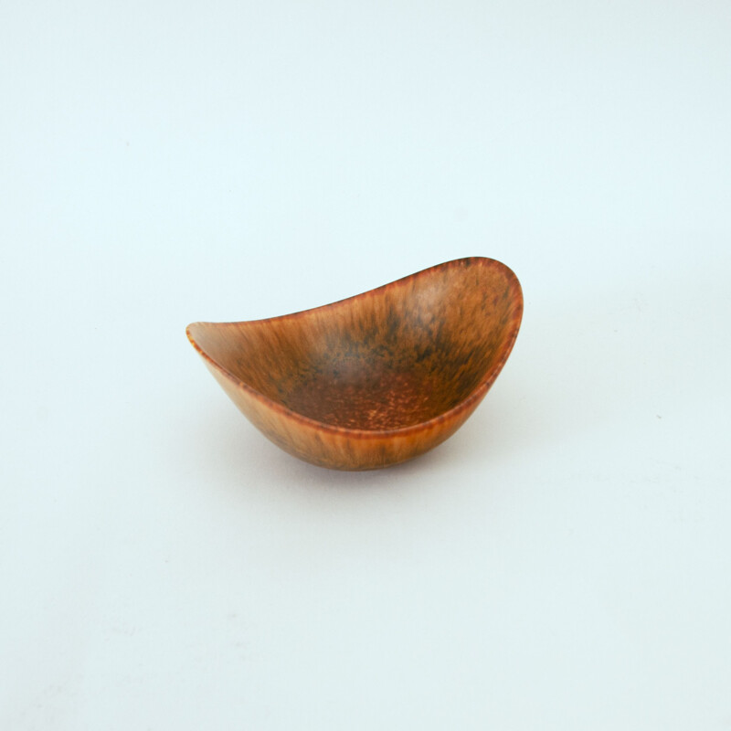 Orange vintage bowl by Gunnar Nylund for Rörstrand, Sweden