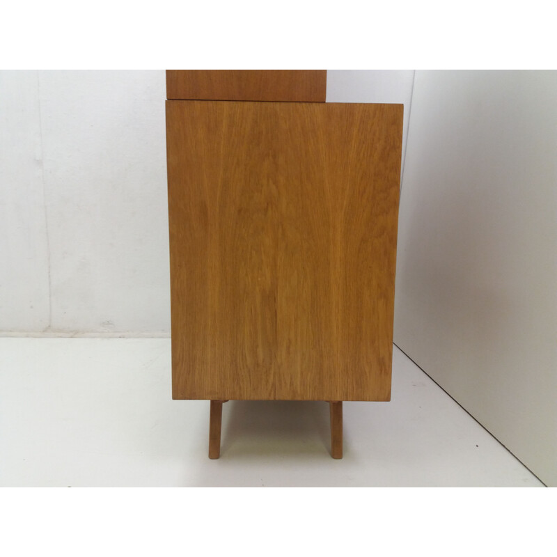 Vintage wood veneer sideboard by Jiri Jiroutek, Czechoslovakia 1960