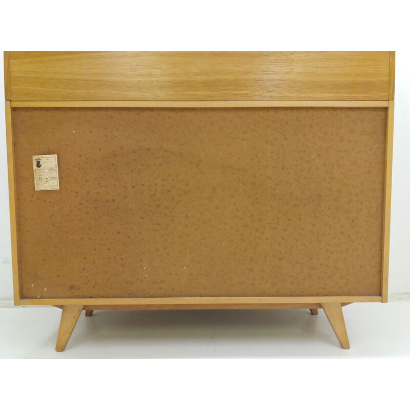 Credenza vintage impiallacciata di Jiri Jiroutek, Cecoslovacchia 1960