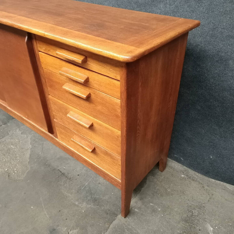 Vintage oak sideboard Alain Richard