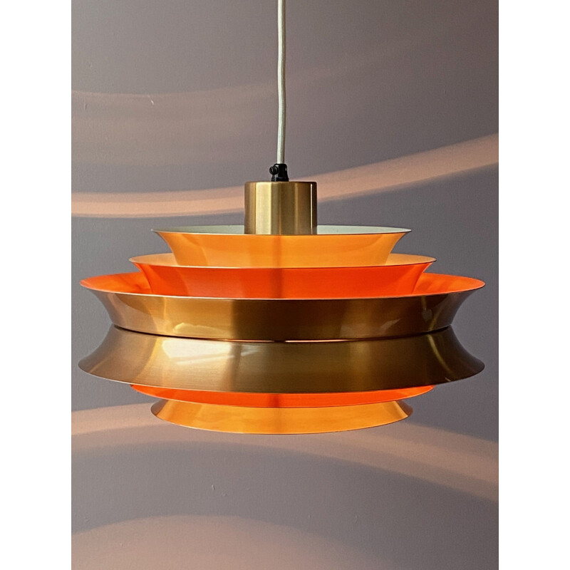 Vintage Trava pendant lamp by Carl Thore for Granhaga Metalindustri, Sweden