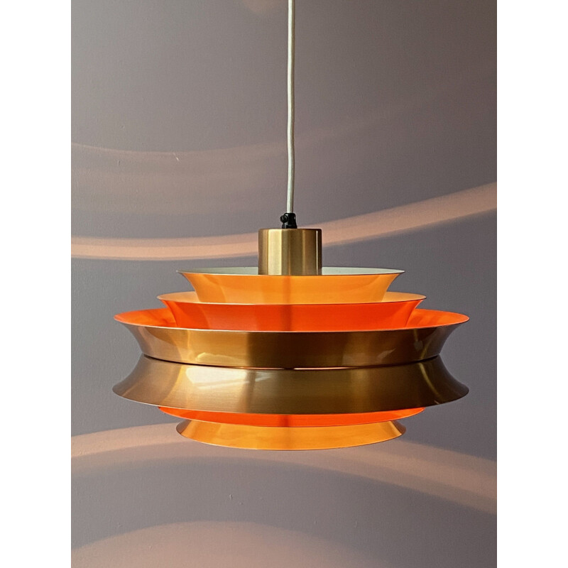 Vintage Trava pendant lamp by Carl Thore for Granhaga Metalindustri, Sweden