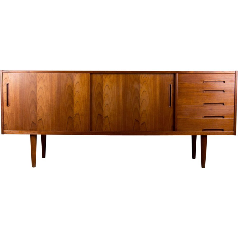 Vintage Swedish teak sideboard by Nils Jonsson for Hugo Troeds, 1960