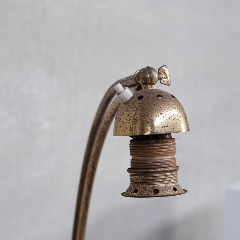 Vintage-Stehlampe aus Messing, Frankreich 1960