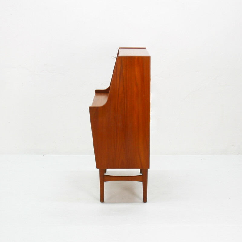 Vinde Møbler teak secretaire, A.W. IVERSEN - 1960s