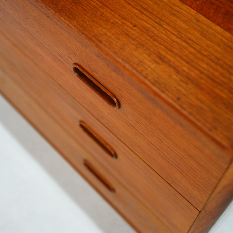 Vinde Møbler teak secretaire, A.W. IVERSEN - 1960s