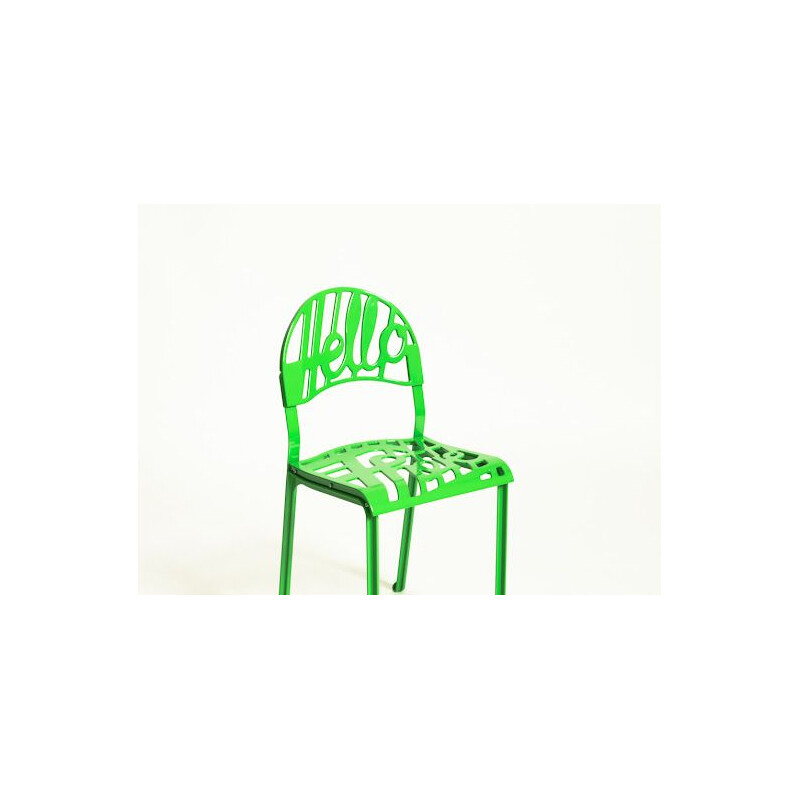 Vintage green dining set by Jeremy Harvey for Artifort