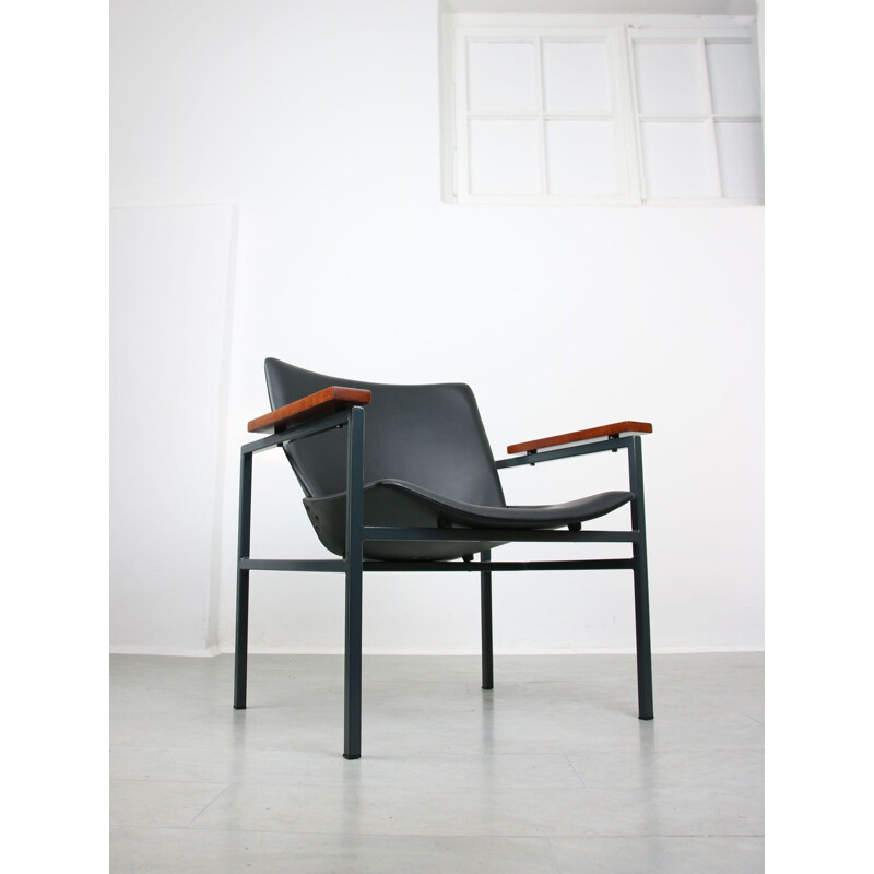 Vintage beechwood armchair and Shell profile by Niko Kralj for Stol, 1950