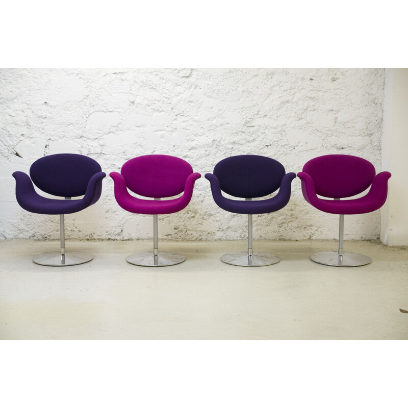 Set of 4 Artifort "Little Tulip" armchairs, Pierre PAULIN - 1960s