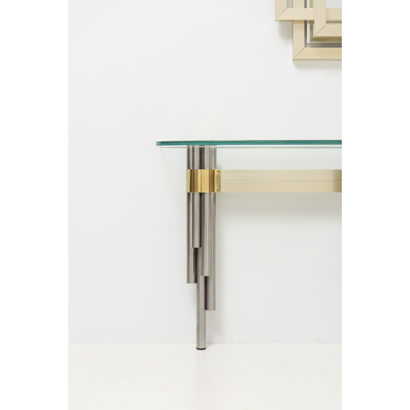 Vintage console table by Philippe Jean, 1970s