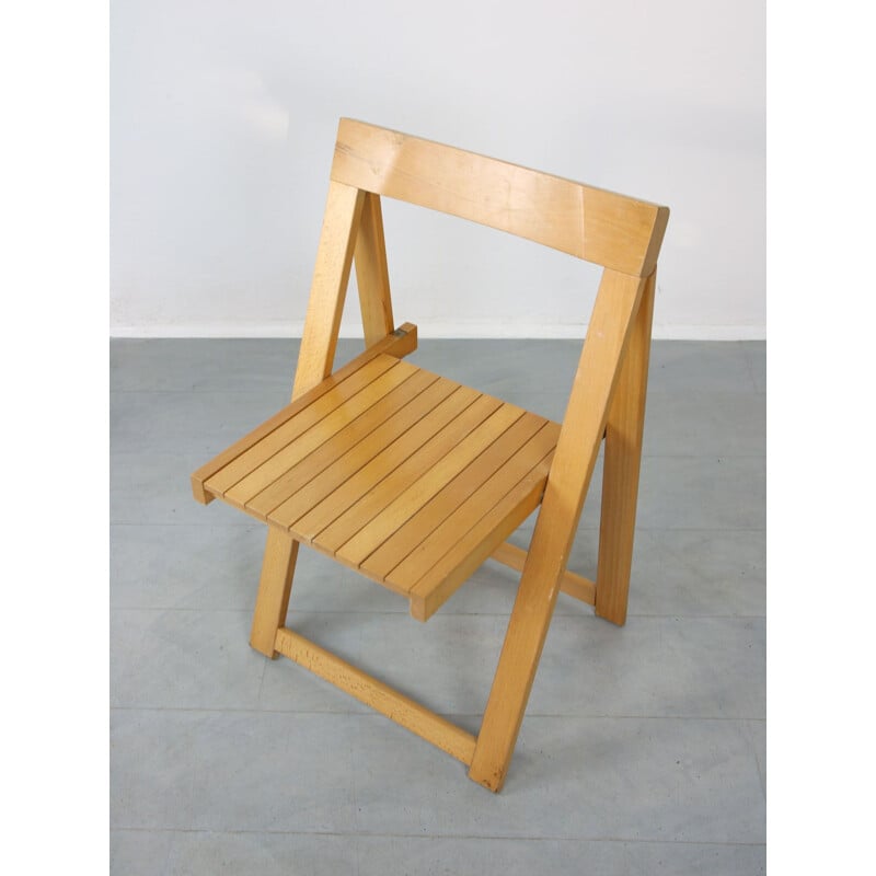 Vintage Trieste folding chair by Aldo Jacober