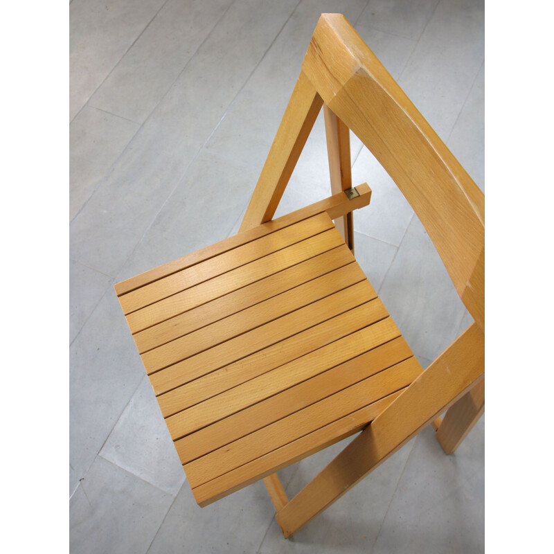 Vintage Trieste folding chair by Aldo Jacober