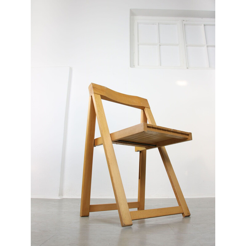 Silla plegable vintage Trieste de Aldo Jacober