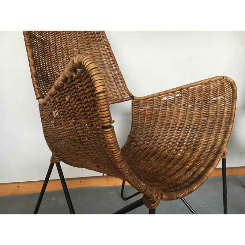 Paar vintage fauteuils van Raoul Guys, 1950