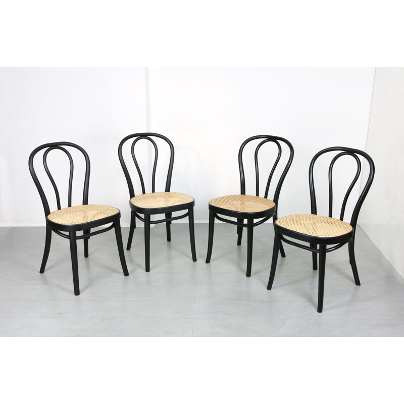 Set aus 4 Vintage-Stühlen von Michael Thonet