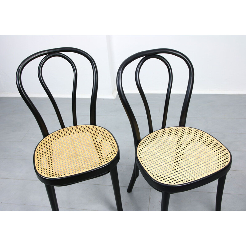 Set van 4 vintage stoelen van Michael Thonet