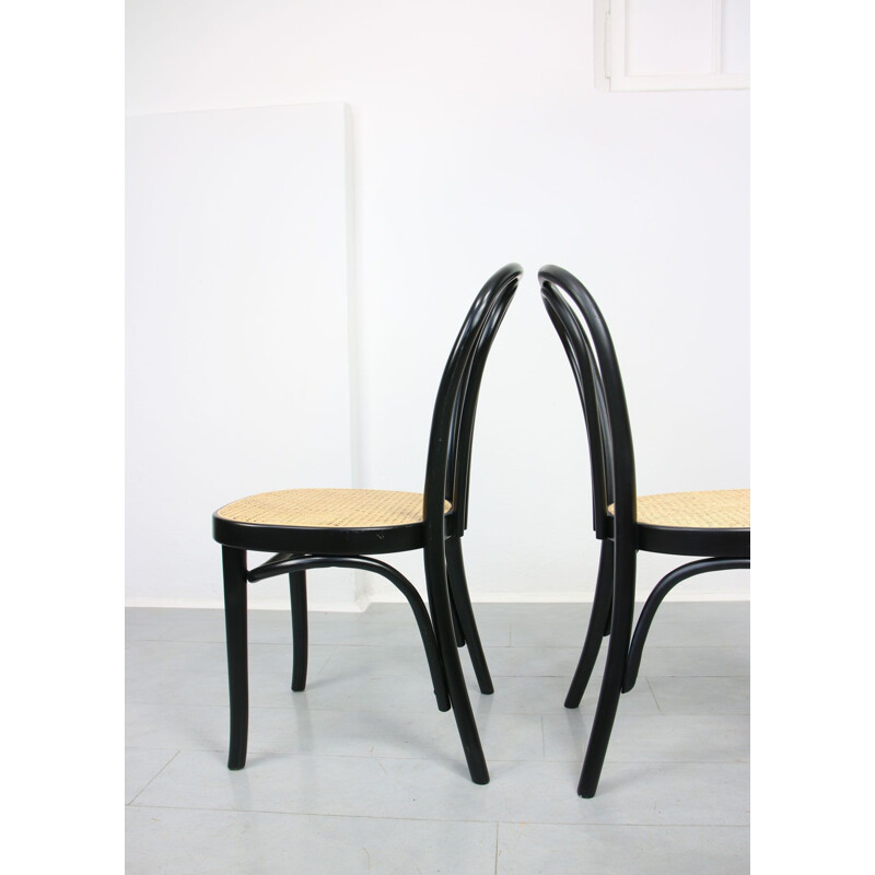 Juego de 4 sillas vintage de Michael Thonet