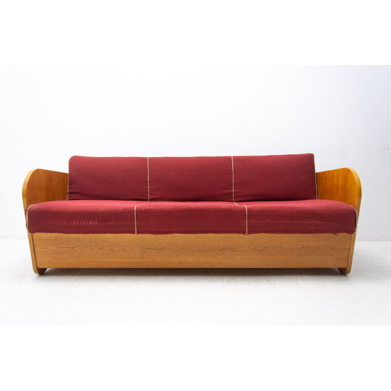 Vintage Klappsofa von Jindřich Halabala, 1950