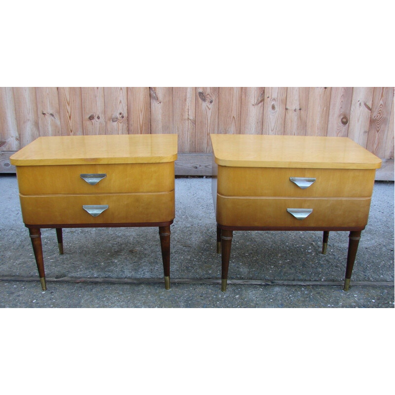 Pair of vintage night stands, Italy 1960s