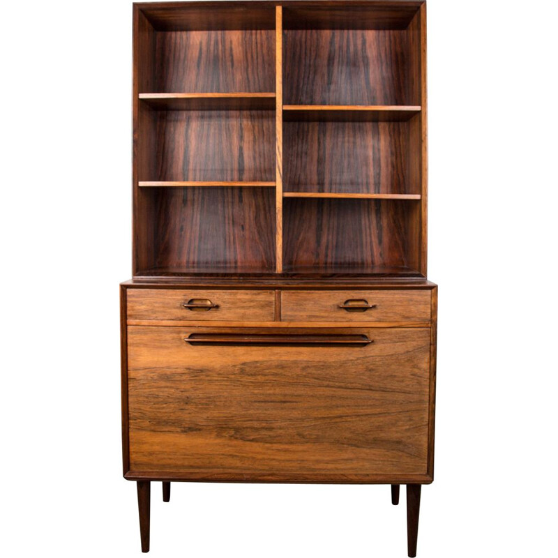 Vintage Danish rosewood highboard with two modular bodies by Ejvind.A.Johansson for Ivan Gern, 1960