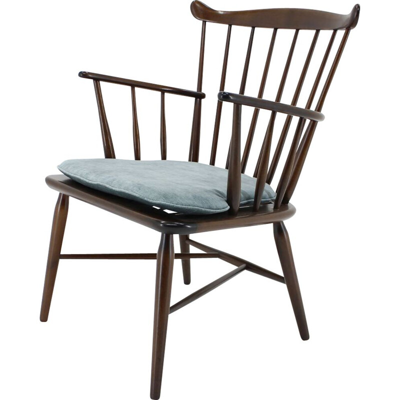 Vintage fauteuil van Børge Mogensen voor Fdb Møbler, Denemarken 1960