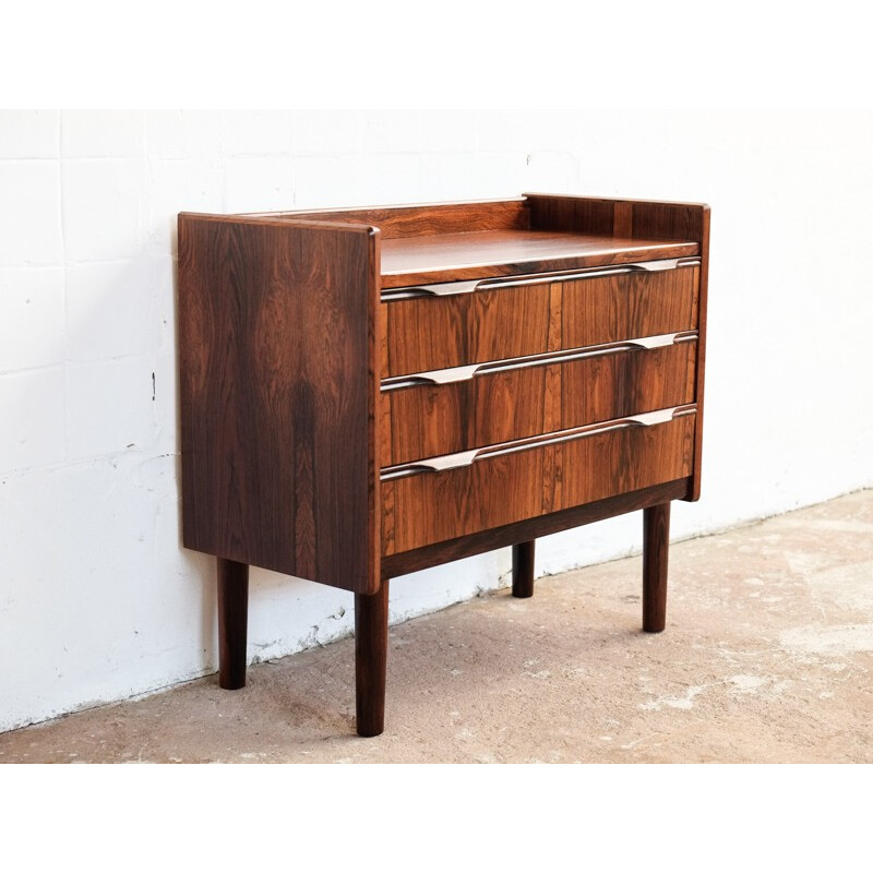 Danish mini chest of drawers in rosewood - 1960s