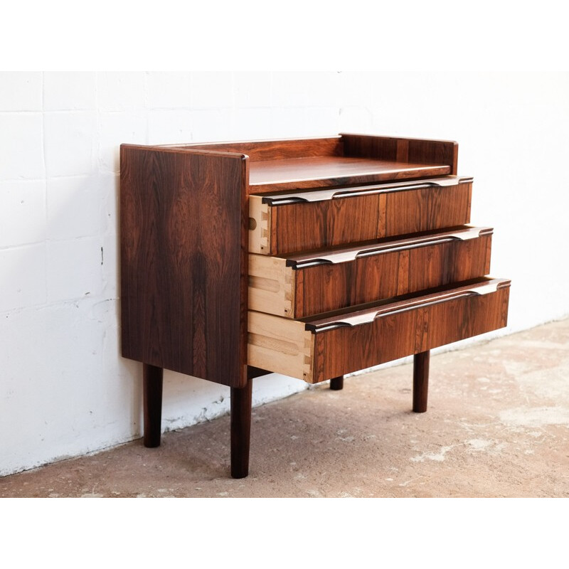 Danish mini chest of drawers in rosewood - 1960s