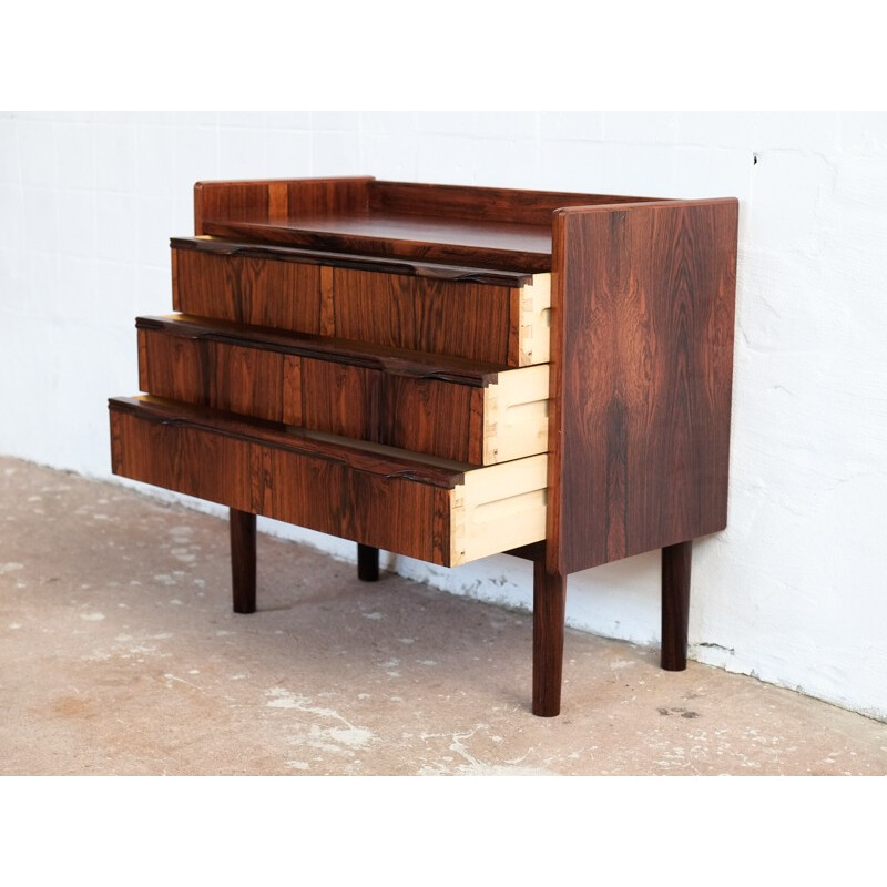 Danish mini chest of drawers in rosewood - 1960s