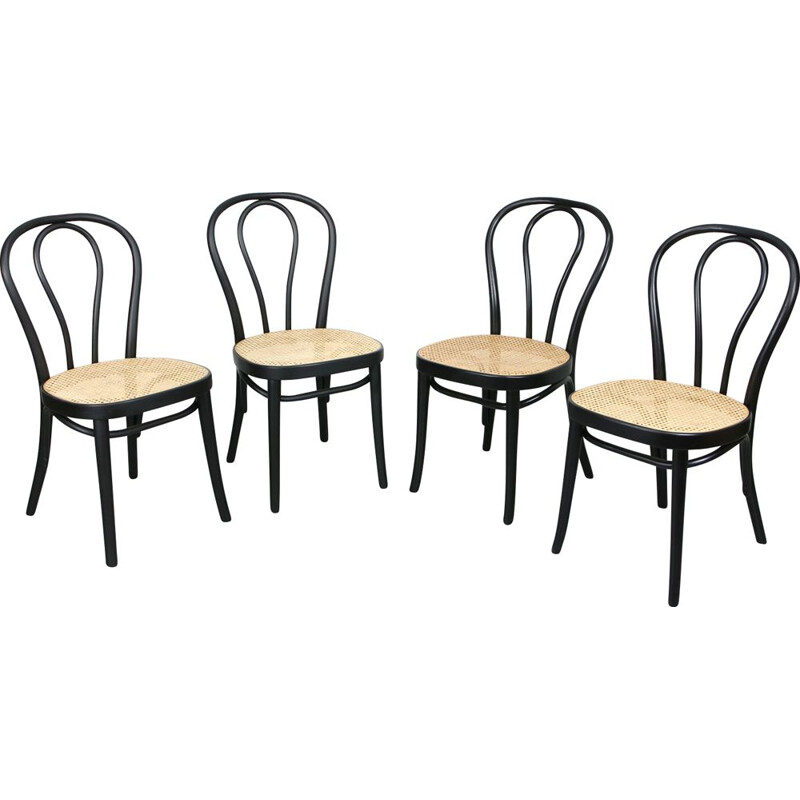 Ensemble de 4 chaises vintage de Michael Thonet