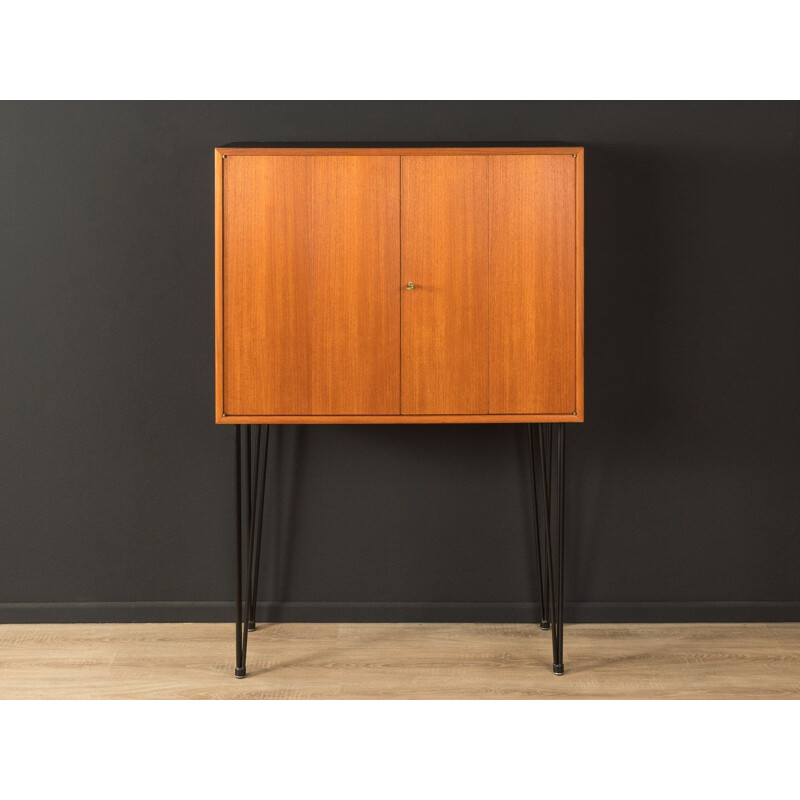 Vintage teak bar cabinet by Wk Möbel, Germany 1960s