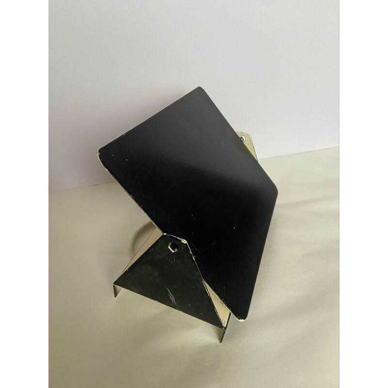 Vintage Cp1 wall lamp in black metal by Charlotte Perriand 