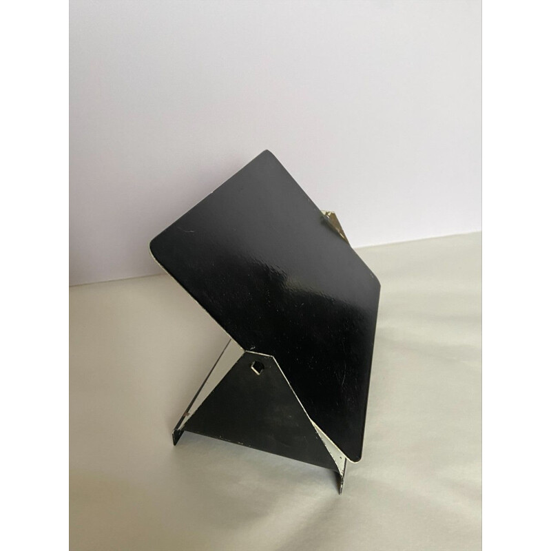 Vintage Cp1 black metal wall lamp by Charlotte Perriand