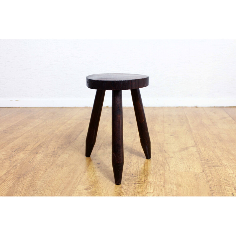 Vintage solid wood stool