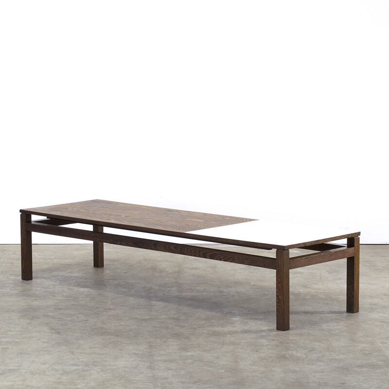T Spectrum coffee table in teak and formica, Kho LIANG IE - 1970s